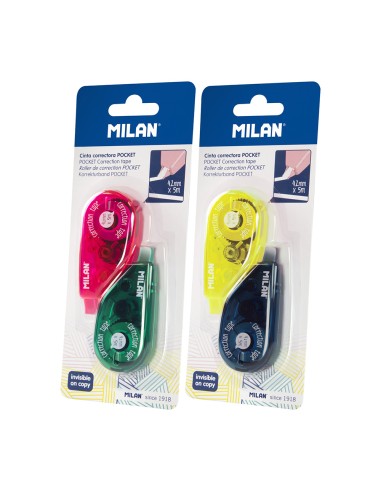 Cinta correctora 4,2 mm x 5 m coloressurtidos