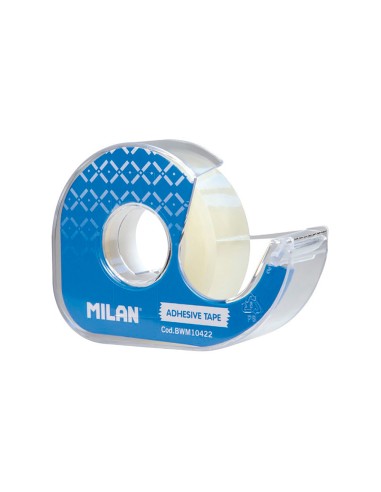 Dispensador azul de cinta adhesiva transparente 19 mm x 33 m