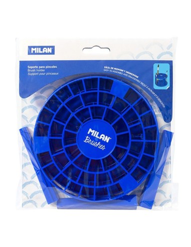 Soporte para pinceles con 49 agujeros
