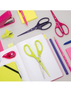 Tijeras de oficina acid azul 17cm blister 2