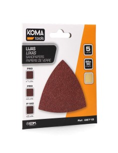 Pack 5 lijas para multiherramienta 08765 koma tools