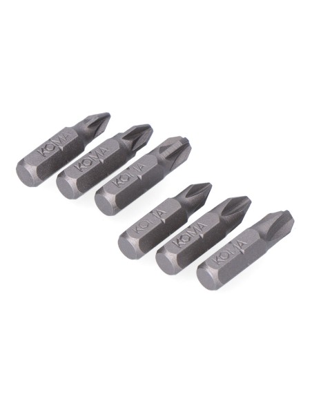 Juego 6 puntas ph 1-2-3 pz 1-2-3 x 25mm