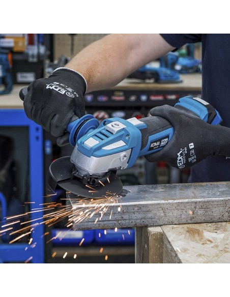 Kit maletin amoladora 20 v con 1 bateria 4.0ah y cargador 08772. 28,9 x 27 cm. pro series battery