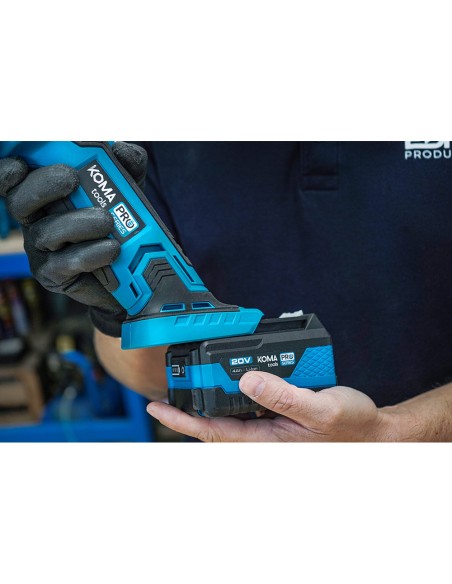 Kit maletin amoladora 20 v con 1 bateria 4.0ah y cargador 08772. 28,9 x 27 cm. pro series battery