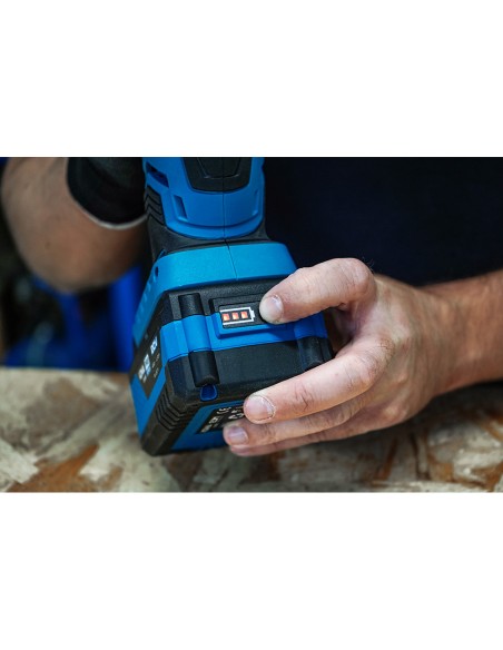 Kit maletin amoladora 20 v con 1 bateria 4.0ah y cargador 08772. 28,9 x 27 cm. pro series battery