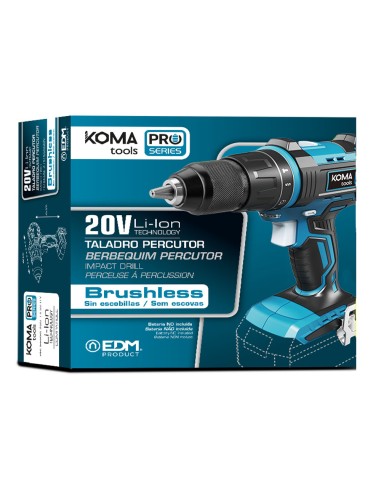 Taladro percutor/atornillador 20 v brushless...