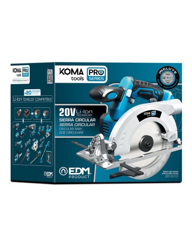 Sierra circular 20 v (no incluye bateria y...