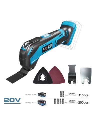 Multiherramienta 20 v (sin batería ni cargador)...