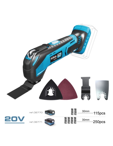 Multiherramienta 20 v (sin batería ni cargador) 31,3 x 11cm