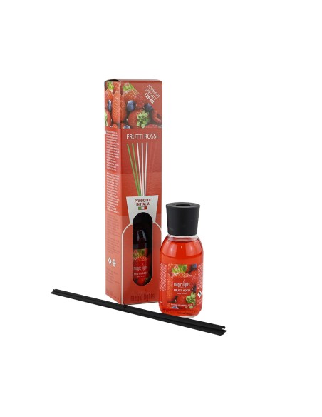 Difusor aroma mikado frutos rojos 125ml magic lights