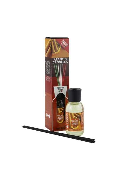 Difusor aroma mikado naranja-canela 125ml magic lights