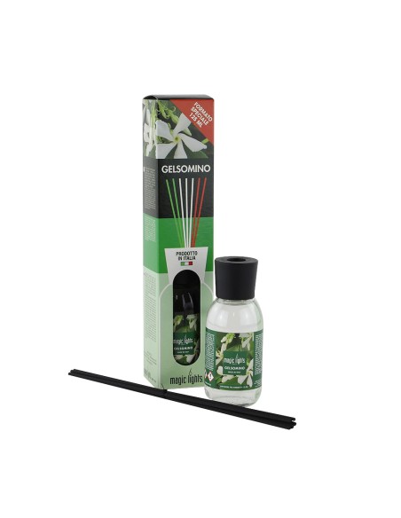 Difusor aroma mikado flores blancas 125ml magic lights