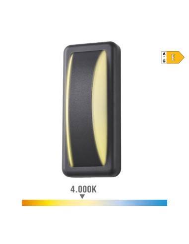 Aplique led rectangular 6 w 200 lm 4000 k luz...