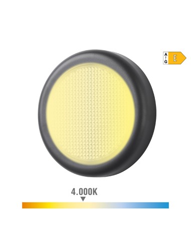 Aplique led redondo 6w 450 lm 4000 k luz dia...