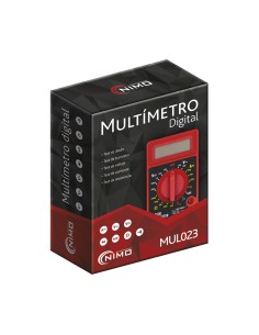 Multimetro digital 3 1/2 digitos cat.ii 600v nimo 2
