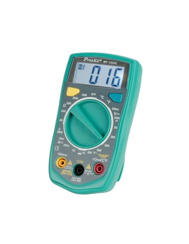 Multímetro digital 3 1/2 dígitos con test de temperatura proskit