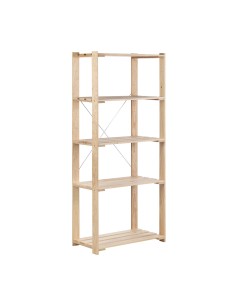 Estanteria alistonada evolution 5 pino macizo 76,5 x 38,5 x 174,5 cm