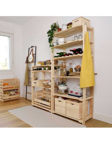 Estanteria alistonada evolution 5 pino macizo...