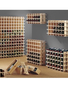 Botellero de pino macizo evolutivo rioja para 9 botellas 43 x 22 x 32,5 cm 2