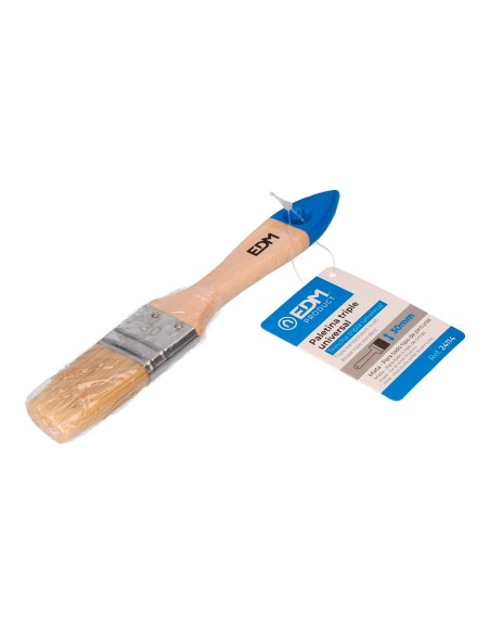 Paletina triple standard 30mm especial para todo tipo de pinturas y barnices. edm