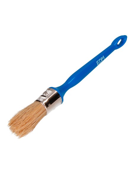 Brocha redonda n°12 ø12mm especial para todo tipo de pinturas y barnices. edm