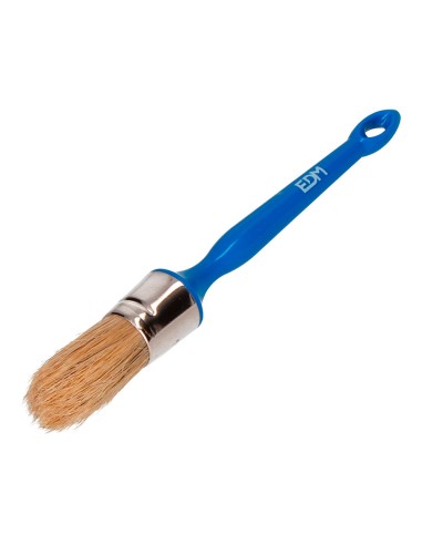 Brocha redonda n°14 ø14mm especial para todo tipo de pinturas y barnices. edm
