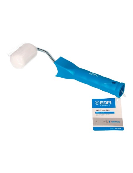 Rodillo de esponja 50mm x10 apto para todo tipo de pinturas al agua, barnices y sinteticas. edm