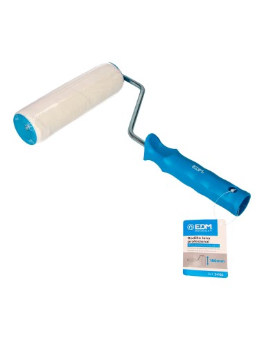 Rodillo profesional de lana 18cm pelo corto...