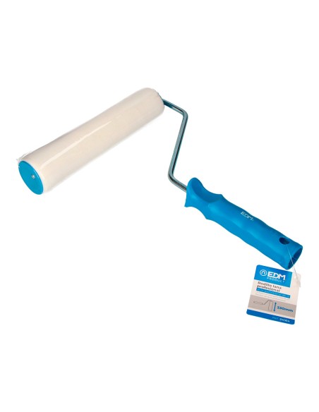 Rodillo profesional de lana 23cm pelo corto especial para barnices y pinturas para suelos. edm