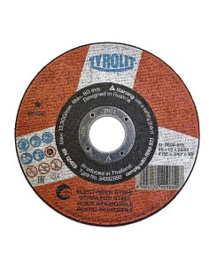 Disco corte plano 41c ø115x1,0x22,23 a60r-bfb