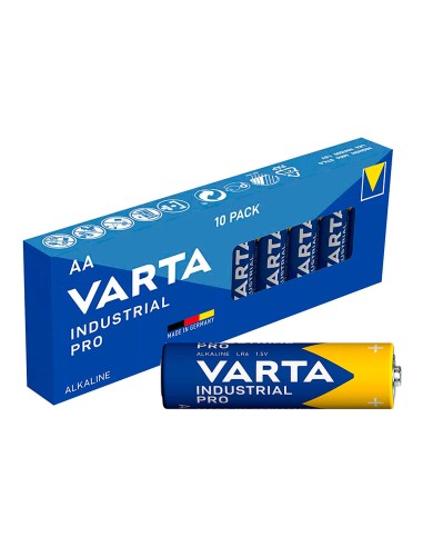 Pila alkalina industrial pro aa - lr06 caja 10 uds ø14,5 x 50,5 mm