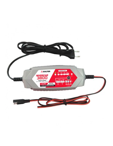 Cargador inteligente de baterias invercar 3800...