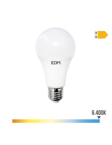 Bombilla standard led e27 24 w 2700 lm 6400 k luz fria ø7 x 13,6 cm
