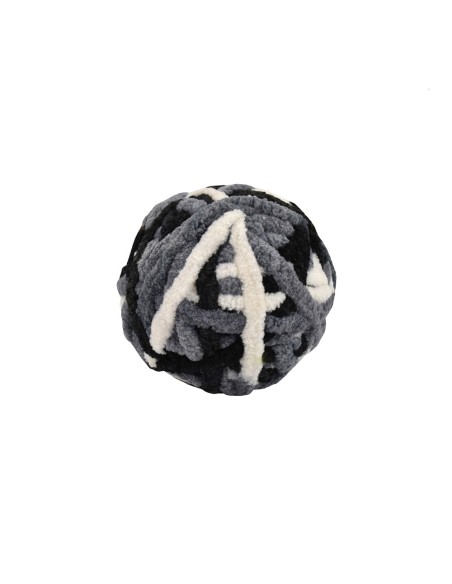 Pelota de lana gris ø6 cm
