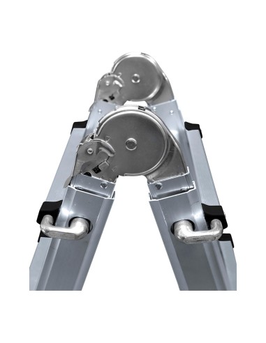 Escalera multifunción telescópica de aluminio 2...