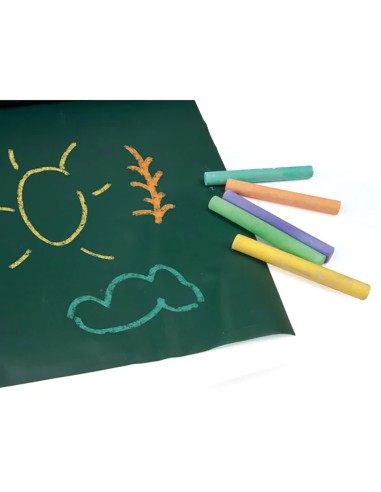 Pizarra rollo adhesivo para tiza colores...