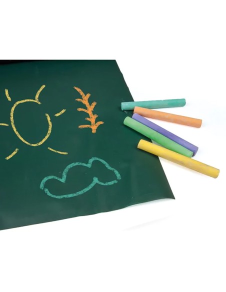 Pizarra rollo adhesivo para tiza colores surtidos 45 x 200 cm