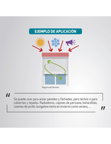 Aislamiento termico reflectante multicapa 1,20x5m