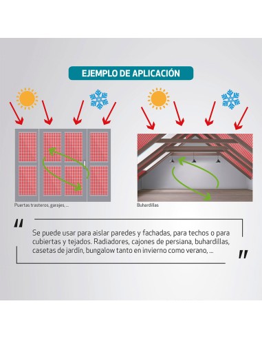 Aislamiento termico reflectante multicapa 0,6x5m