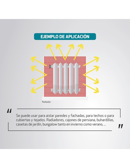 Aislamiento termico reflectante multicapa 0,6x5m
