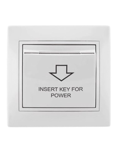 Interruptor de tarjeta 10a 250v serie europa solera erp01tu