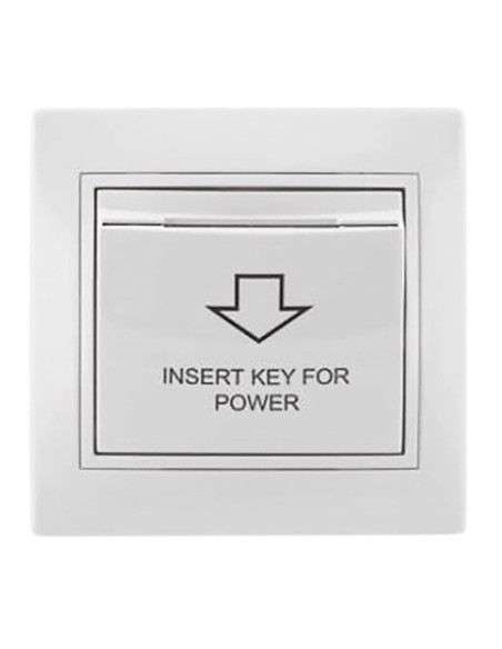 Interruptor de tarjeta 10a 250v serie europa solera erp01tu