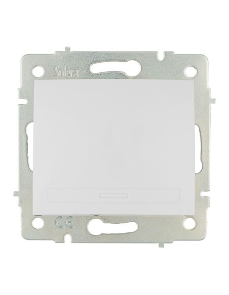 Conmutador/interruptor 10ax 250v 83x81mm serie europa solera erp02qc