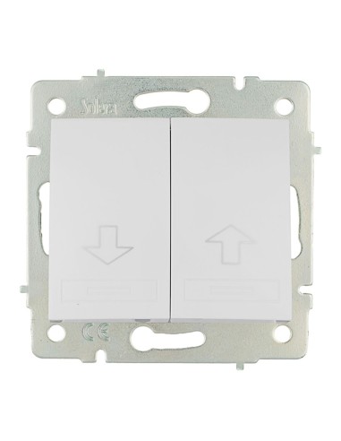 Pulsador de persiana 10ax 250v serie europa solera erp20qc