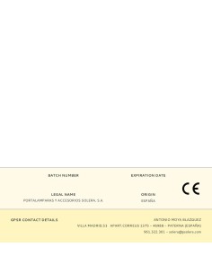 Pulsador de persiana 10ax 250v serie europa solera erp20qc 2