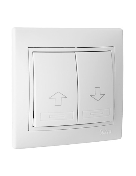 Pulsador de persiana 10a 250v serie europa solera erp20u