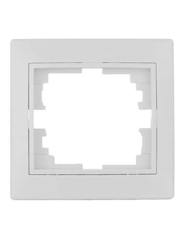 Marco para 1 elemento blanco 83x81x10mm serie europa solera erp71u