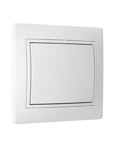Tapa ciega de empotrar blanco serie europa solera erp75u