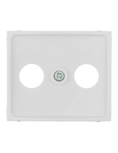 Tapa para toma de señal tv/r color blanco serie europa solera erp47tlv