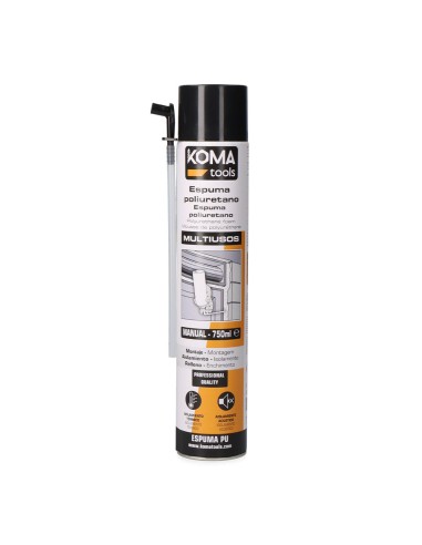 Espuma poliuretano 750 ml